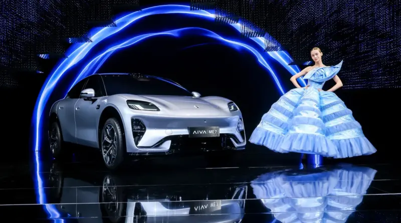 Електрокросовер Aiva ME7: дебют новинки від Seres та CATL у Парижі