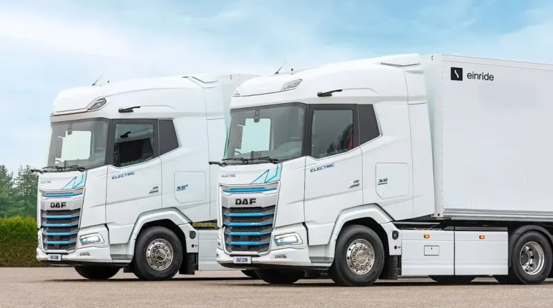 DAF та Einride: автономні вантажівки DAF X-серії отримають автопілот Level 4