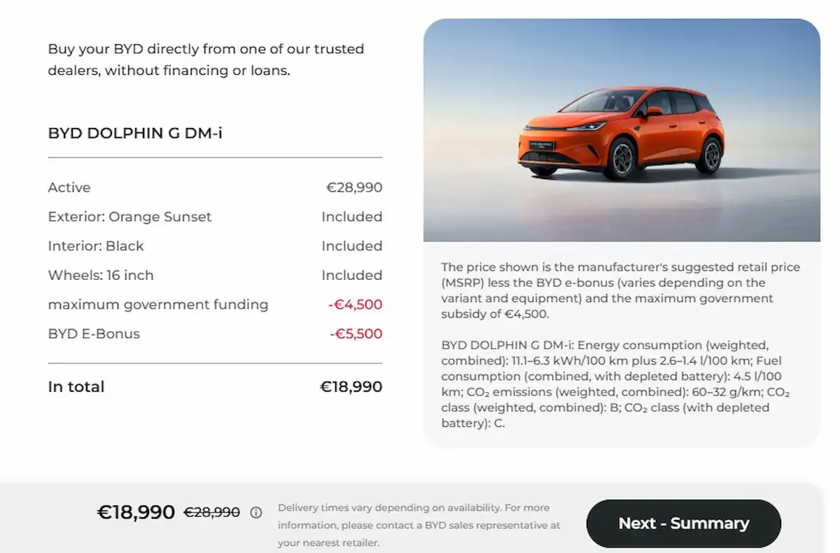 BYD Dolphin G DM-i: новий плагін-гібрид для Європи