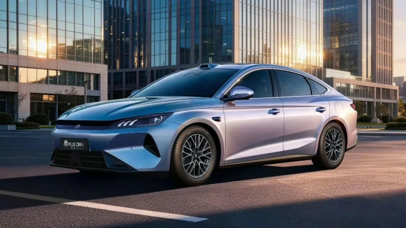 Новий седан BYD Qin Plus DM-i вийшов на ринок із запасом ходу до 2290 км