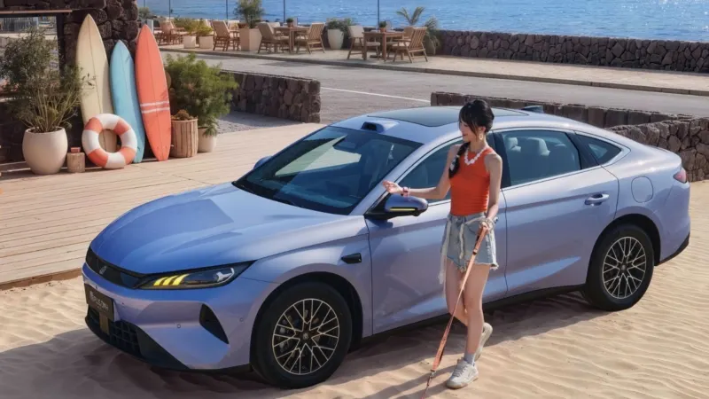 Новий седан BYD Qin Plus DM-i вийшов на ринок із запасом ходу до 2290 км