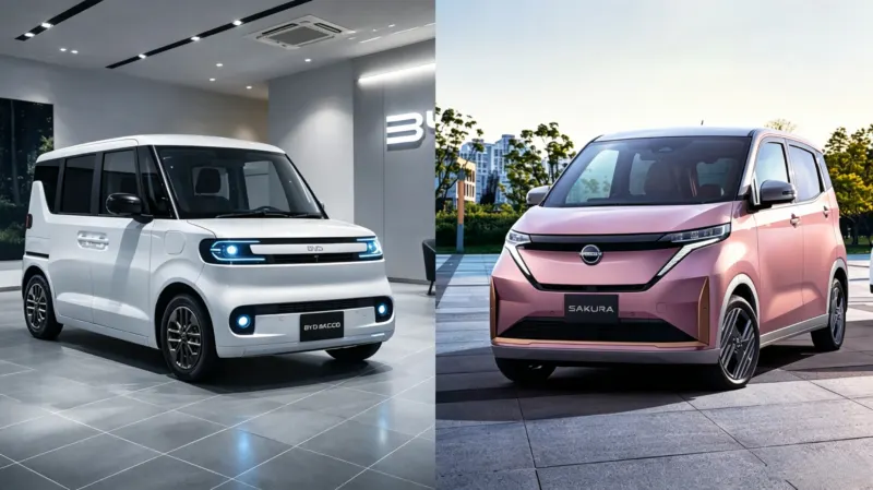 BYD Racco: Електричний мікрокар кидає виклик Suzuki на японському ринку