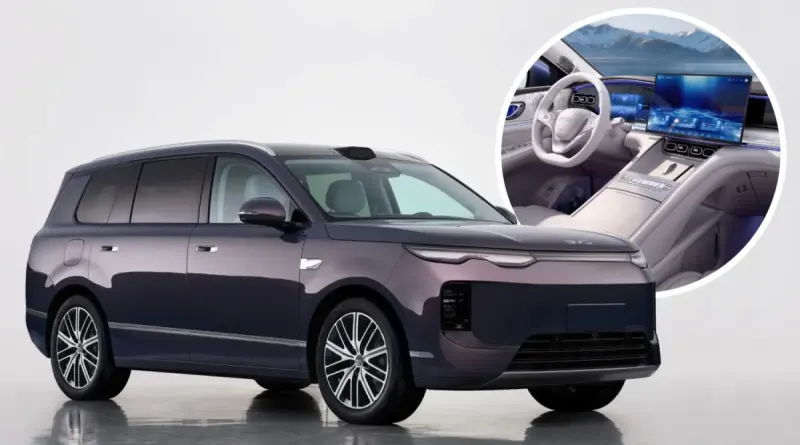 BYD Sealion 08: розкішний інтер'єр флагманського SUV відкрито в Китаї