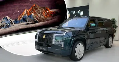 Розкішний BYD Yangwang U8L: 4-місний SUV за $216 тис. з гірськими пейзажами в салоні