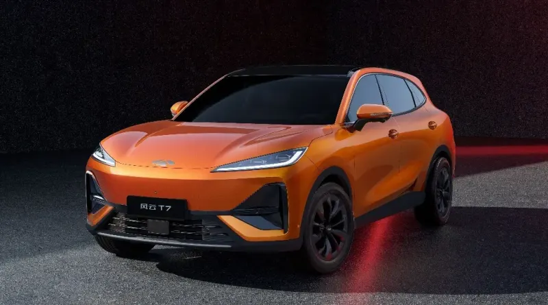 Китайська марка Chery презентувала новий бюджетний електрокросовер Fulwin T7