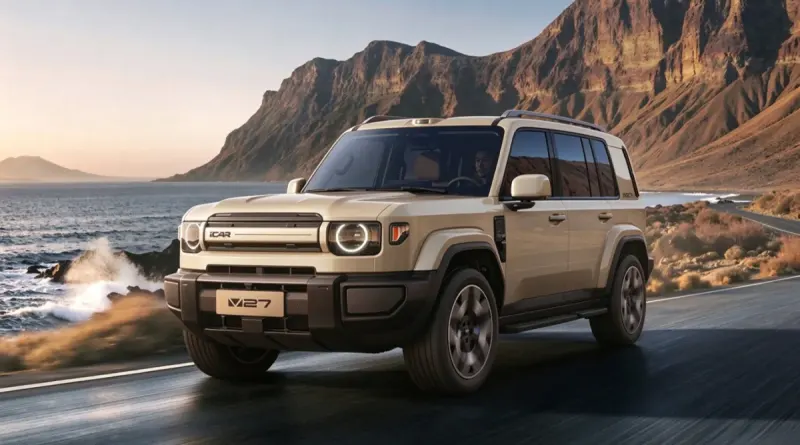 Кросовер Chery iCar V27 Long-Range отримав батарею CATL на 51,2 кВт·год