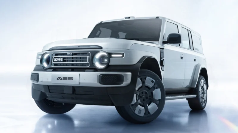 Новий рамний кросовер Chery iCaur V25 офіційно представлено перед світовим дебютом