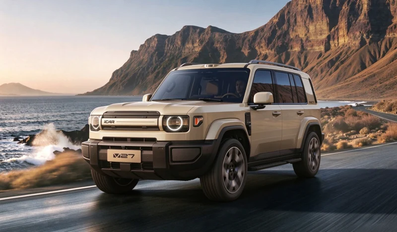Гібридний позашляховик Chery iCaur V27 дебютував на європейському ринку