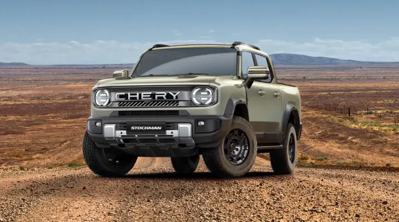 Новий дизельний гібрид Chery Stockman готується до підкорення ринку пікапів