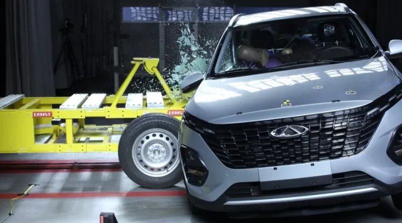 Краш-тести кросовера Chery Tiggo 2 завершилися повним провалом