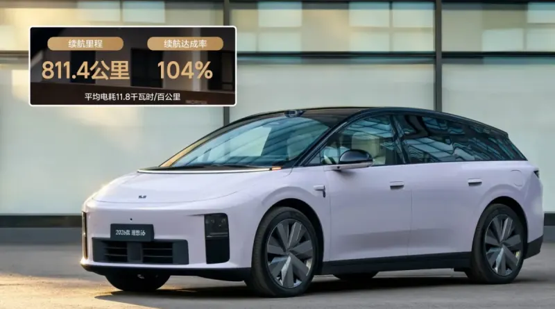 Новий електромобіль Li Auto i6 подолав 811 км на одному заряді