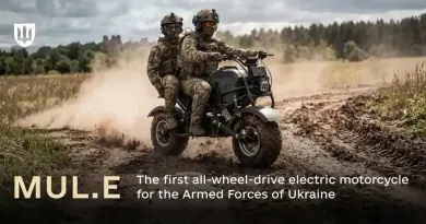 Україна представляє MUL.E: повнопривідний електричний мотоцикл для розмінування