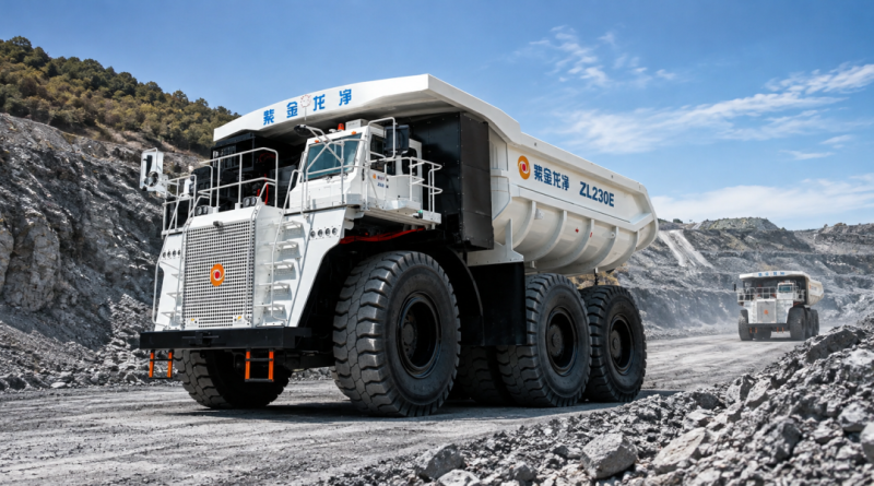 Китайці представили гігантський електричний кар'єрний самоскид ZL230E на 350 тонн