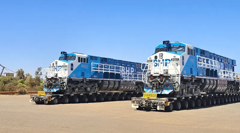 Електричний локомотив Wabtec FLXDrive показав високу ефективність на шахтах BHP
