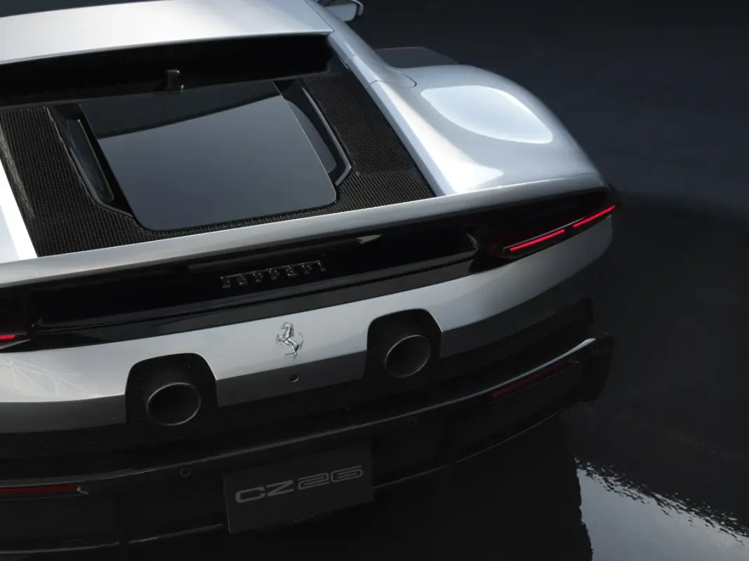 Новий суперкар Ferrari CZ26 поєднав стиль електрокара Luce та платформу SF90
