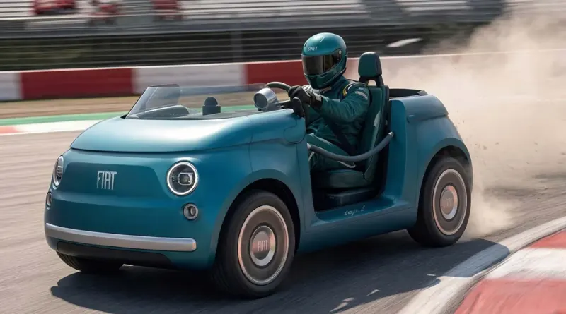 Крихітний електромобіль Fiat Topolino отримав божевільний тюнінг і став родстером