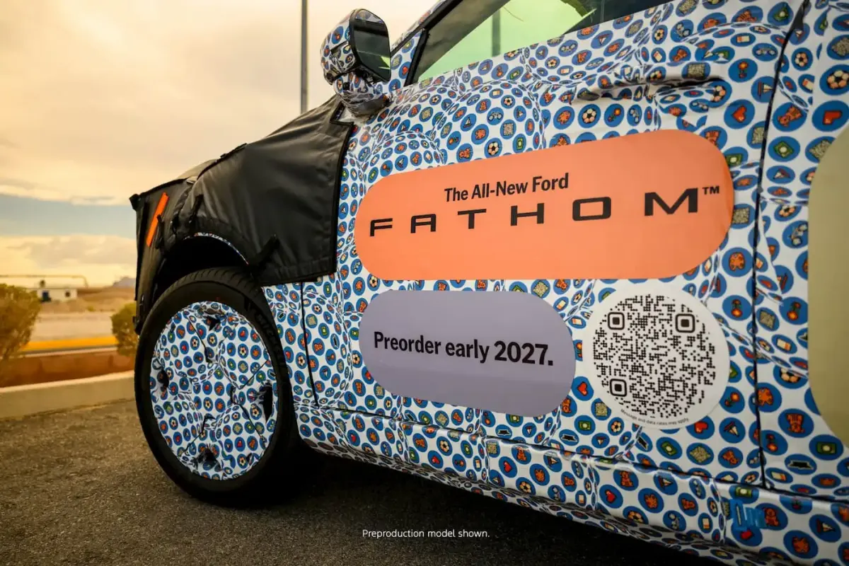 Новий електричний пікап Ford Fathom вражає ціною та технологіями