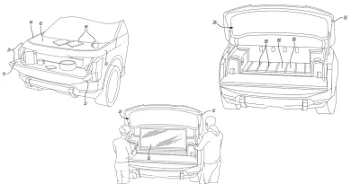Ford Fathom отримає інноваційний передній багажник з телевізором