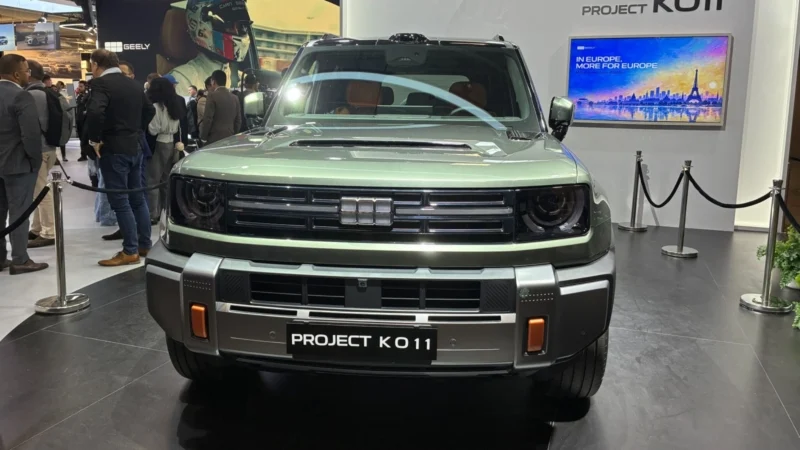 Гібридний позашляховик Geely Battleship 700 виходить на ринок Європи