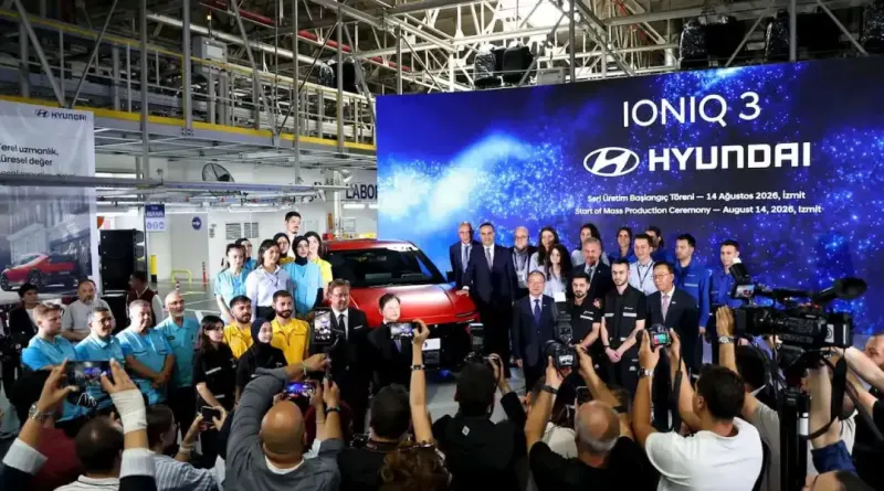 Новий доступний електромобіль Hyundai IONIQ 3 офіційно став на конвеєр