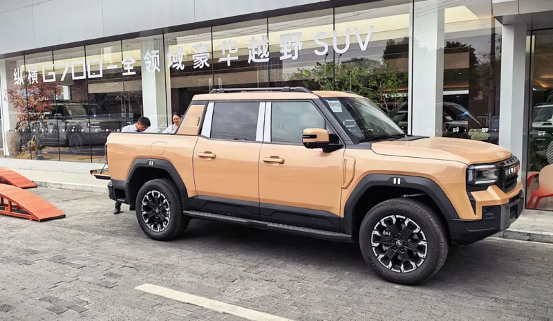 Jetour Zongheng F700: 904-сильний гібридний пікап Chery готовий до старту продажів