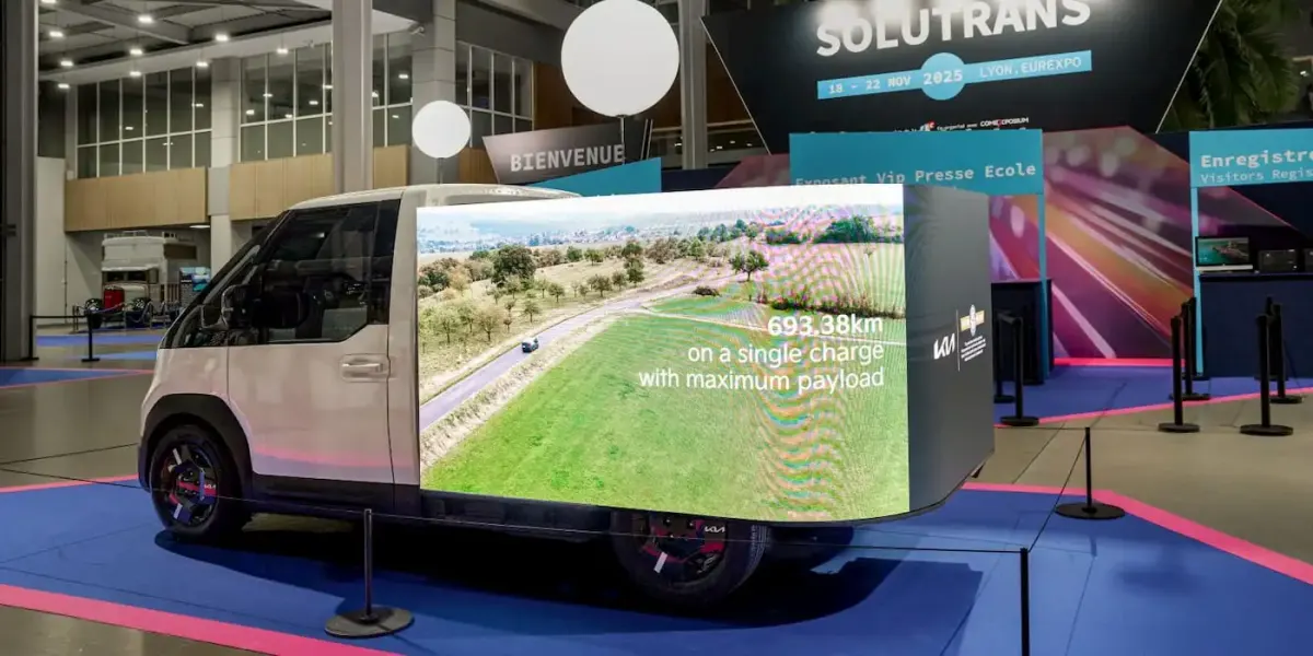 Новий вантажний Kia PV5 Chassis Cab розширить лінійку комерційних електромобілів