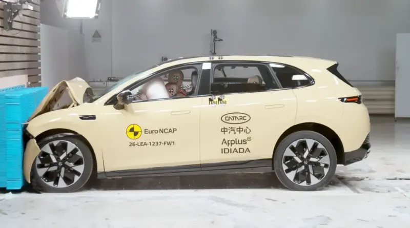 Нові китайські електромобілі тріумфували у краш-тестах Euro NCAP 2026 року