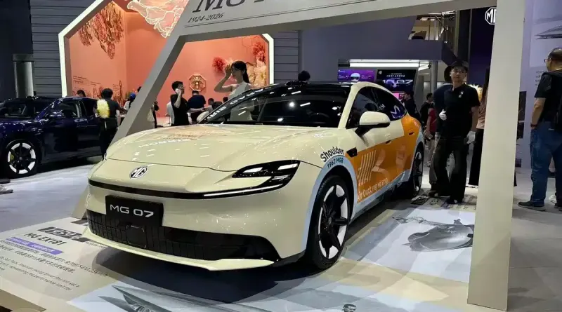 Седан MG 07 офіційно вийшов на ринок у гібридній та електричній версіях