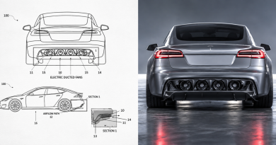 Новий патент Tesla описує технологію активних вентиляторів для спорткарів