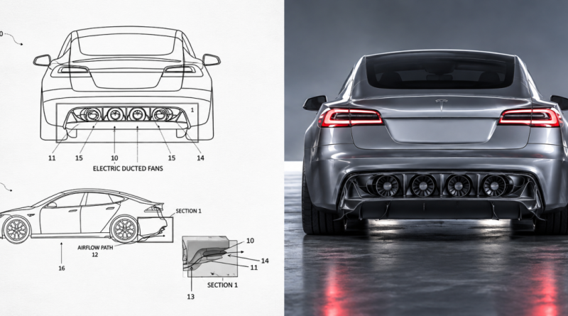 Новий патент Tesla описує технологію активних вентиляторів для спорткарів