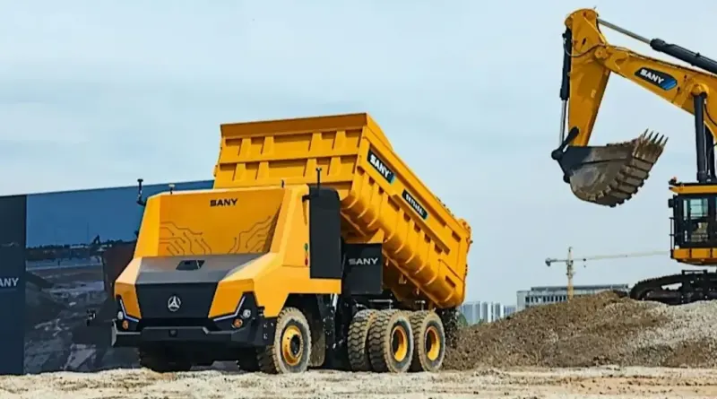 SANY SKT145Ei: безкабінний автономний електросамоскид для гірничої справи
