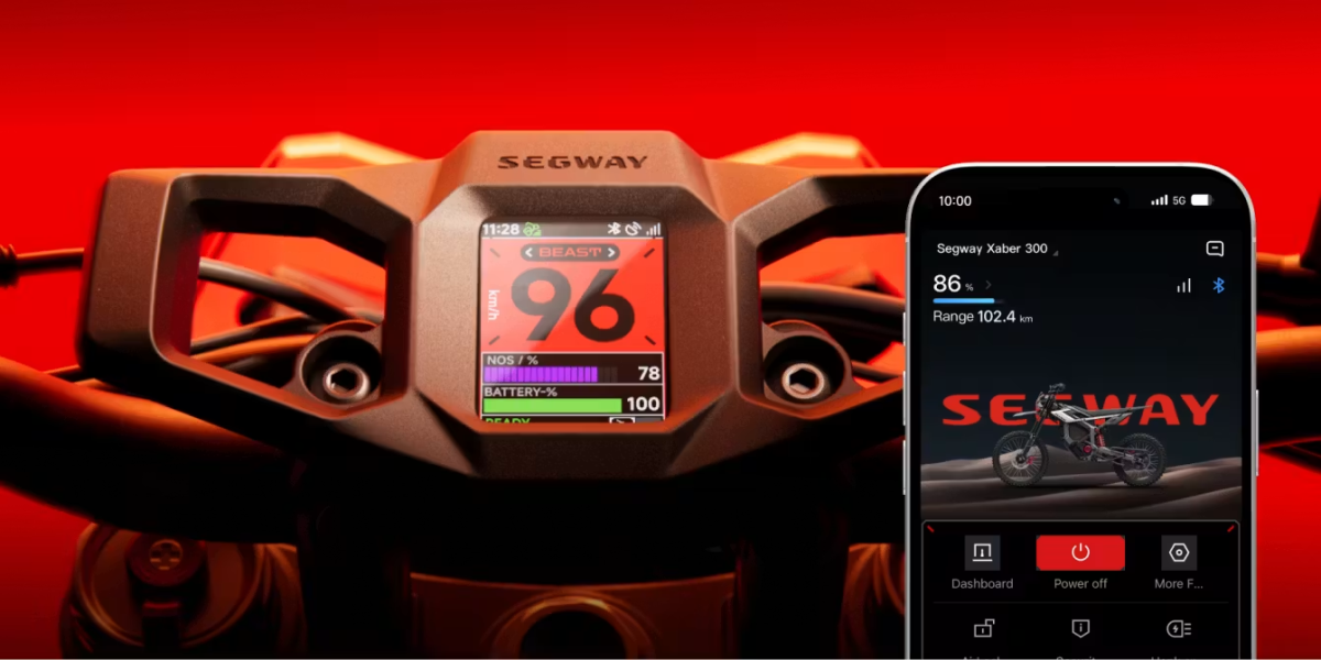 Segway Xaber 300: новий стандарт для легких електричних мотоциклів