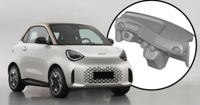 Smart #2: інтер'єр міського електромобіля розкрито на патентних зображеннях