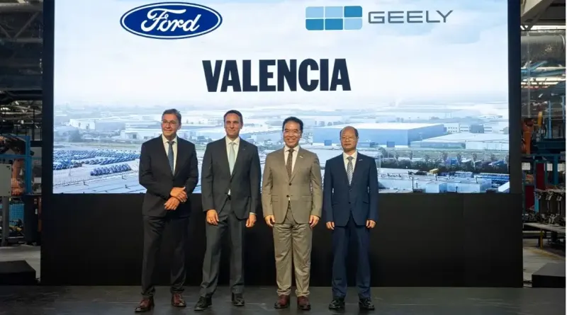 Ford та Geely створюють спільне підприємство в Іспанії: нові моделі вже у 2028-му