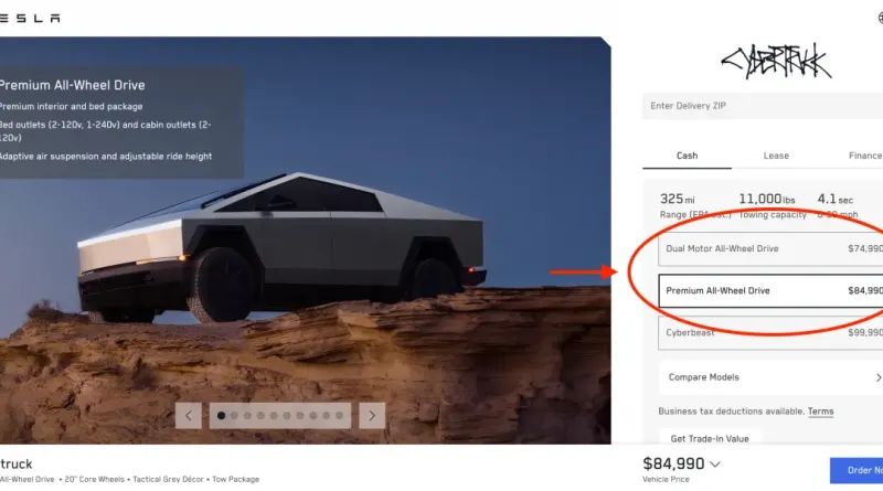 Tesla Cybertruck раптово подорожчав на $5000 попри низький попит