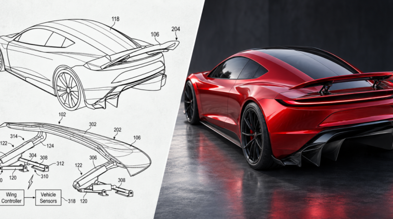 Tesla Roadster отримає активне антикрило із притискною силою 700 кг