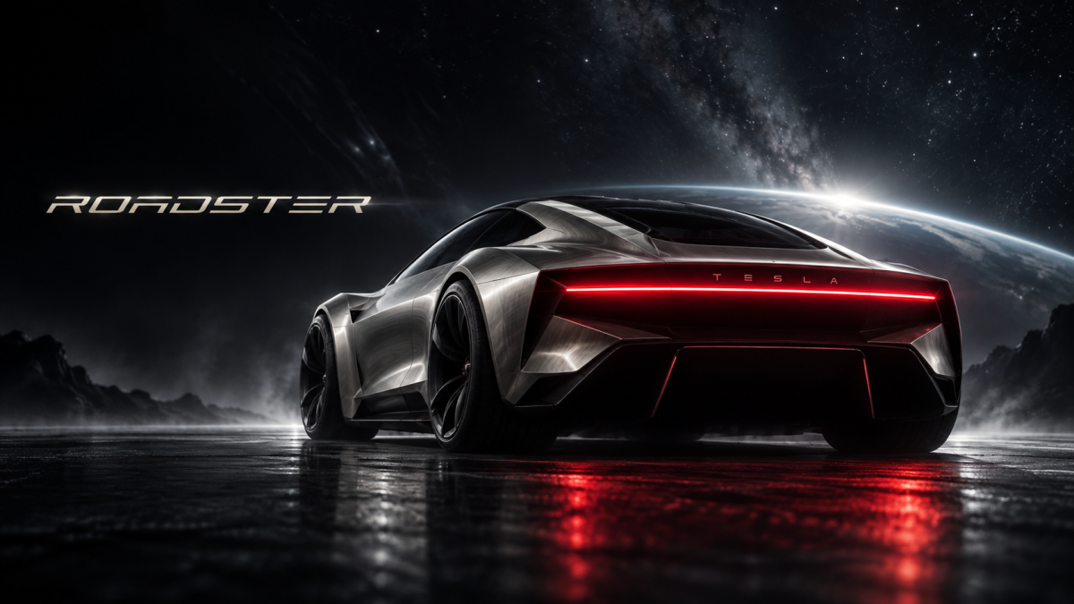 Tesla Roadster отримає дизайн у стилі Cyber: деталі оновленого суперкара