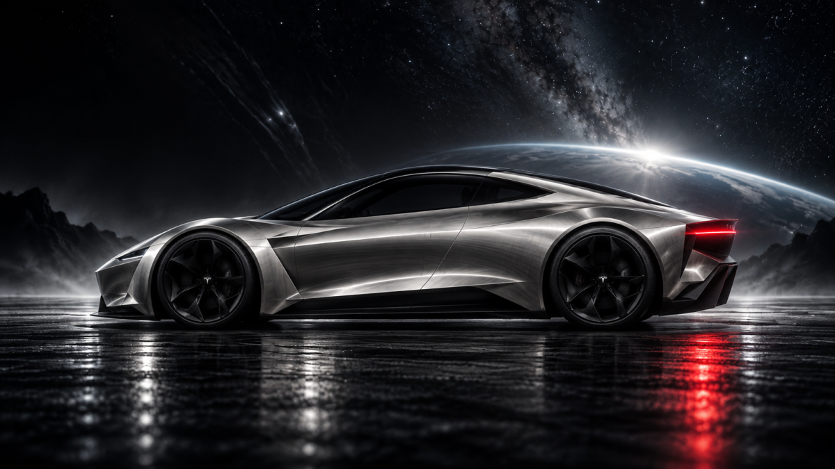 Tesla Roadster отримає дизайн у стилі Cyber: деталі оновленого суперкара