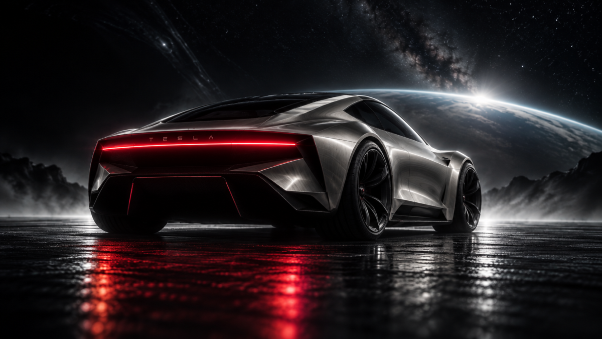 Tesla Roadster отримає дизайн у стилі Cyber: деталі оновленого суперкара