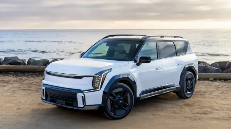 Масштабне відкликання Kia EV9 через проблеми з подушкою безпеки
