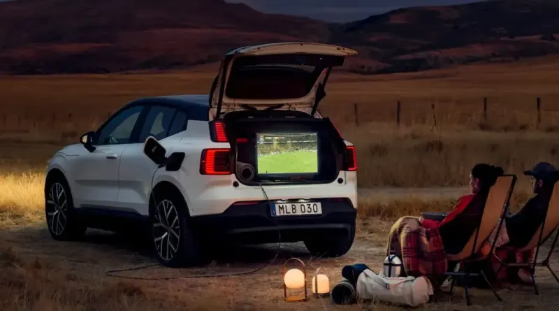 Компактний кросовер Volvo EX30 навчився живити побутову техніку завдяки оновленню