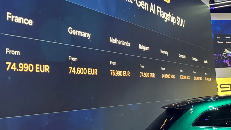 Новий електричний кросовер Xpeng G9L офіційно дебютував на ринку Європи